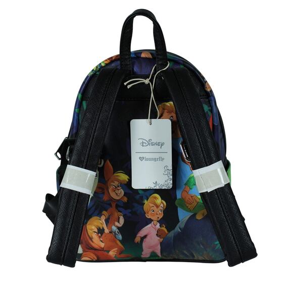 Loungefly Heart Logo Peter Pan Lost Boys Mini Backpack • 2018 • NWT • Rare main image 10